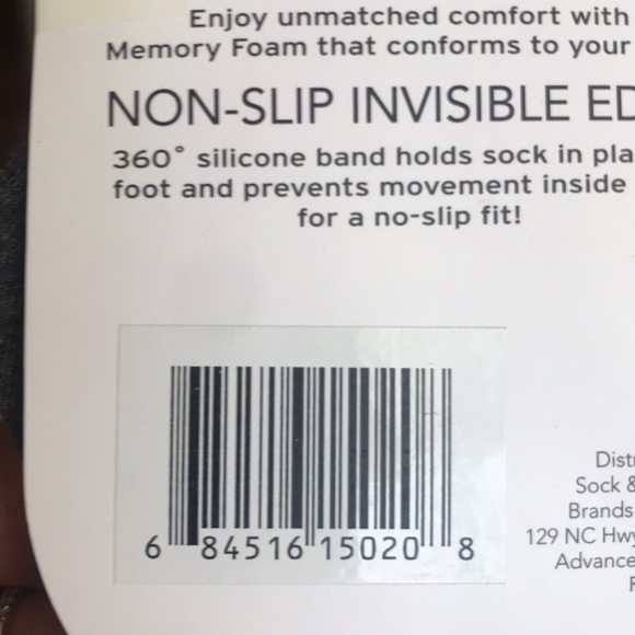 Memory Foam Shoe Liners - Velvet Heart - a pack of 5 (which is 10 shoe liners) - Picture 3 of 3